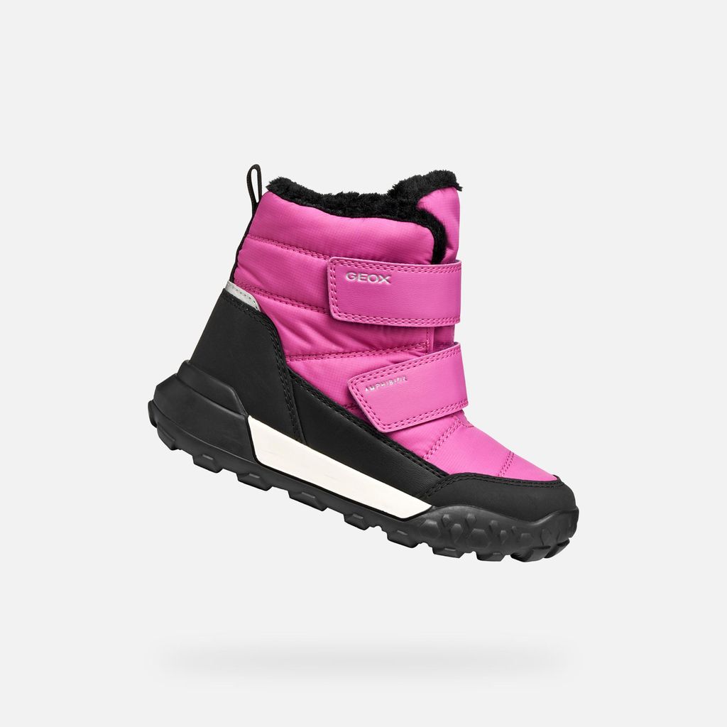 Geox Pinke Winterschuhe für Mädchen, Trekkyup B AB 37