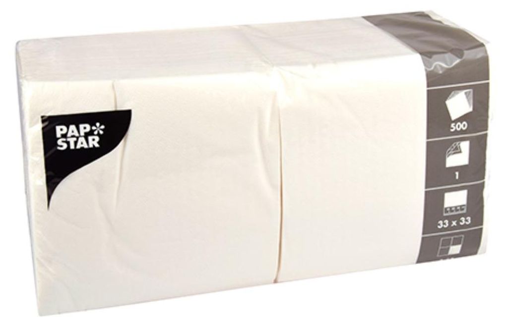 Papstar 12391, Biały, Bibułka, Monochromatyczny, 17 g/m², Zdjęcie produktu 