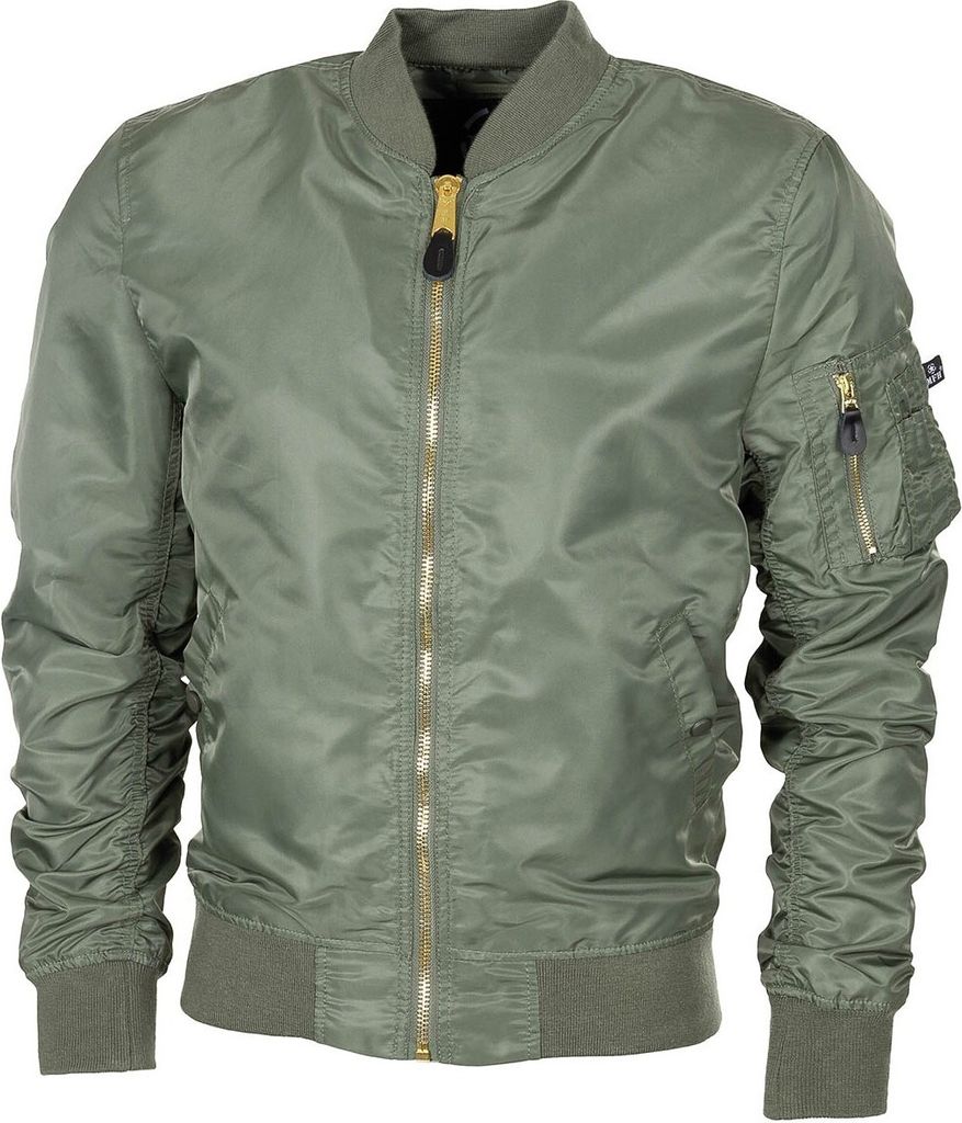 MFH US Airforce Jacke MA1, oliv