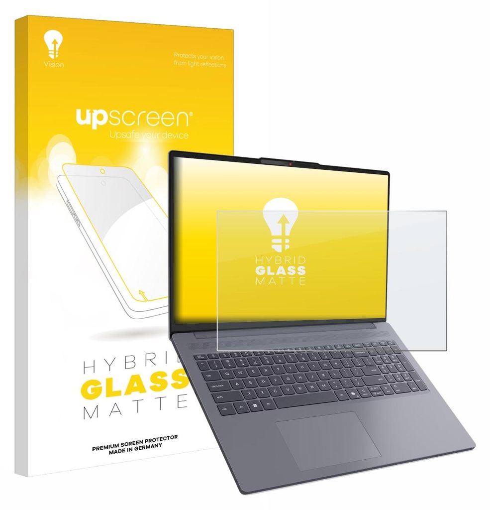 upscreen Entspiegelungs Schutzglas für Lenovo IdeaPad Slim 3i Gen 11 16" Schutzfolie Panzer Folie Glas Display Schutz matt