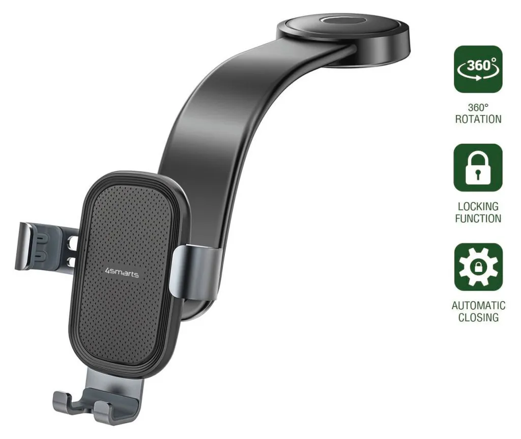 4smarts 540952 Supporto passivo per telefono cellulare/smartphone Nero (540952)