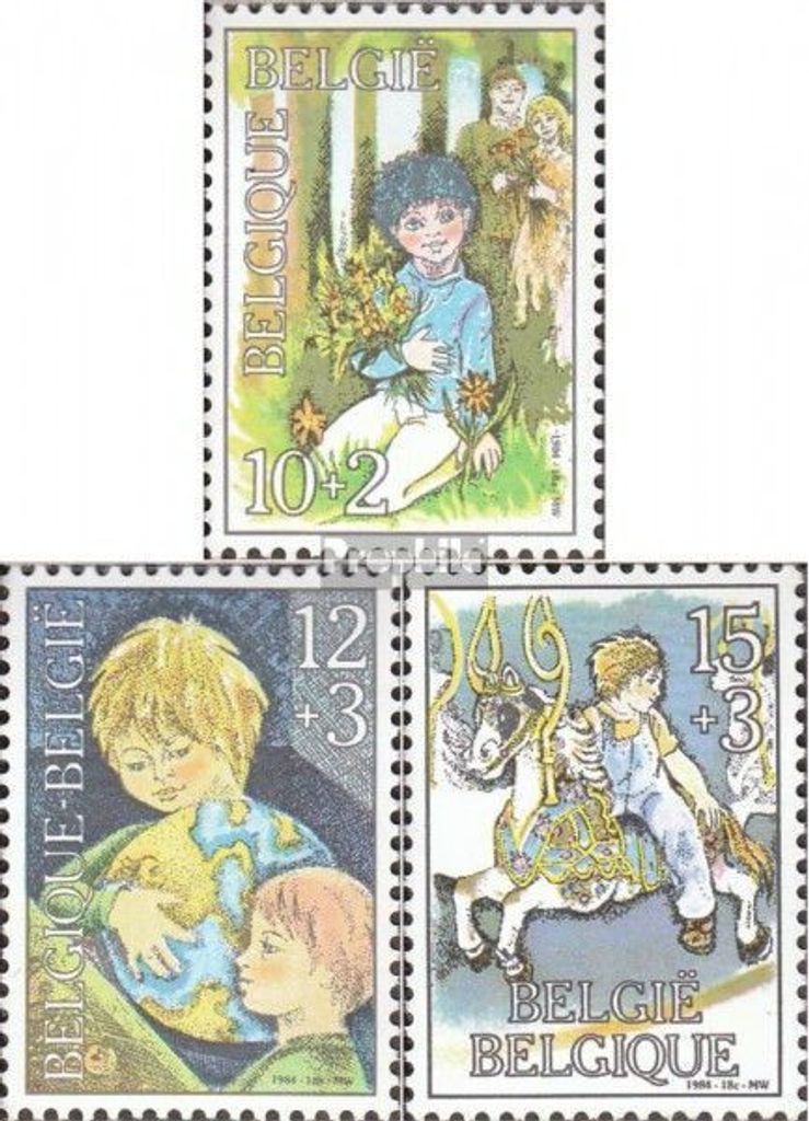 Briefmarken Belgien 1984 Mi 2203-2205 (kompl.Ausg.) postfrisch Kinder