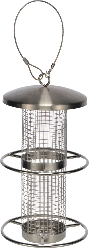 Mangiatoia in Acciaio Inox HI 14x27,5cm - Massima Durata Esterni