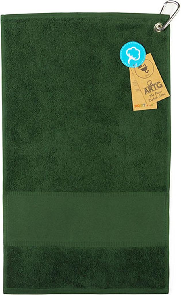 A&R 714.50 | PRINT-Me GOLF Tuch Baumwolle - 30 x 50 cm - Farbe: Dark Green - Größe: 30 x 50 cm