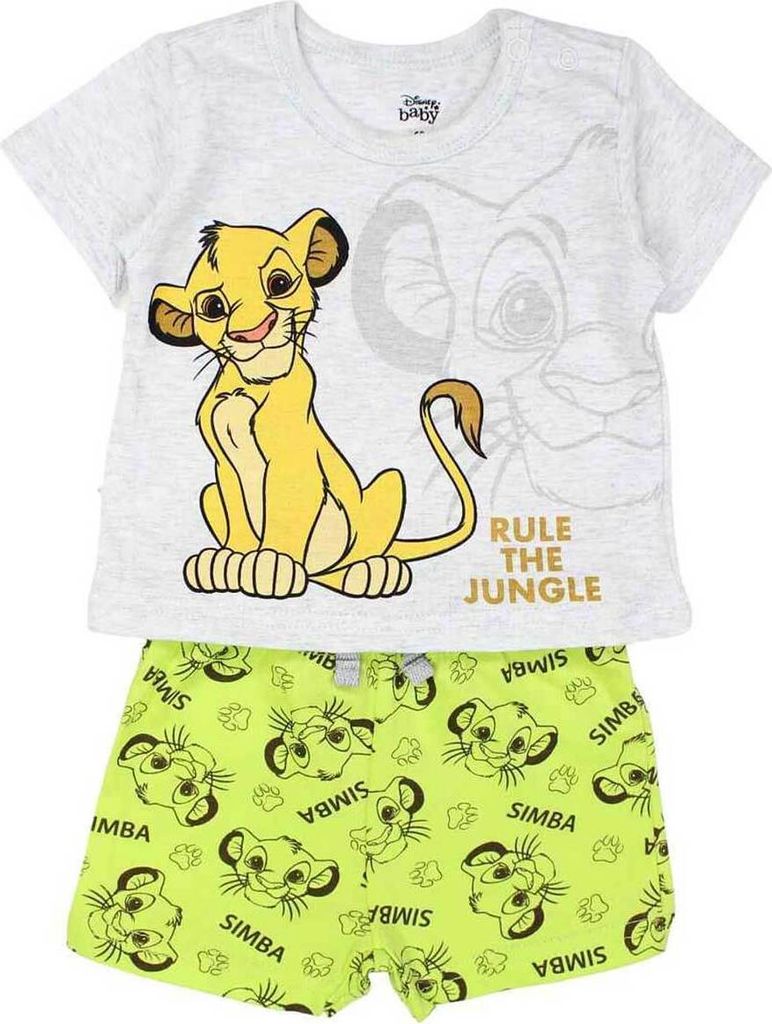 Disney König der Löwen 2 teiliges Kinder Baby Sommer Set Gr. 68 ( 6 Monate) Grün