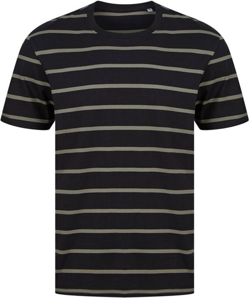 Front Row - T-Shirt für Herren RW8385 (XXL) (Schwarz/Khaki)