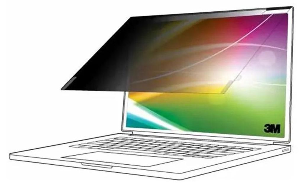 3M BP150C3E, 38,1 cm (15"), 3:2, Laptop, Rahmenloser Blickschutzfilter, Anti-Glanz, Privatsphäre
