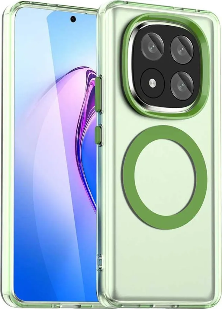 Minimal Case MagSafe Xiaomi Redmi Note 14 Pro Plus - Verde Smerigliato