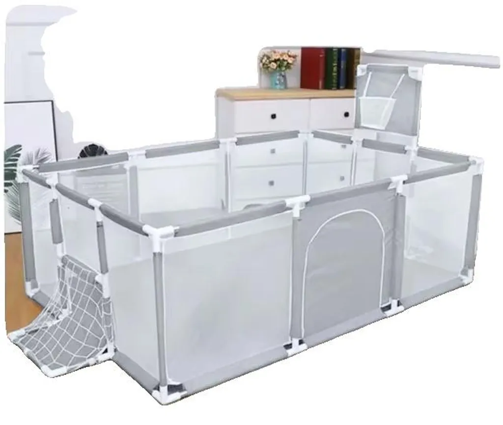 Aire de jeux pour bébé pliable 180x65 cm - Parc d'éveil grand format