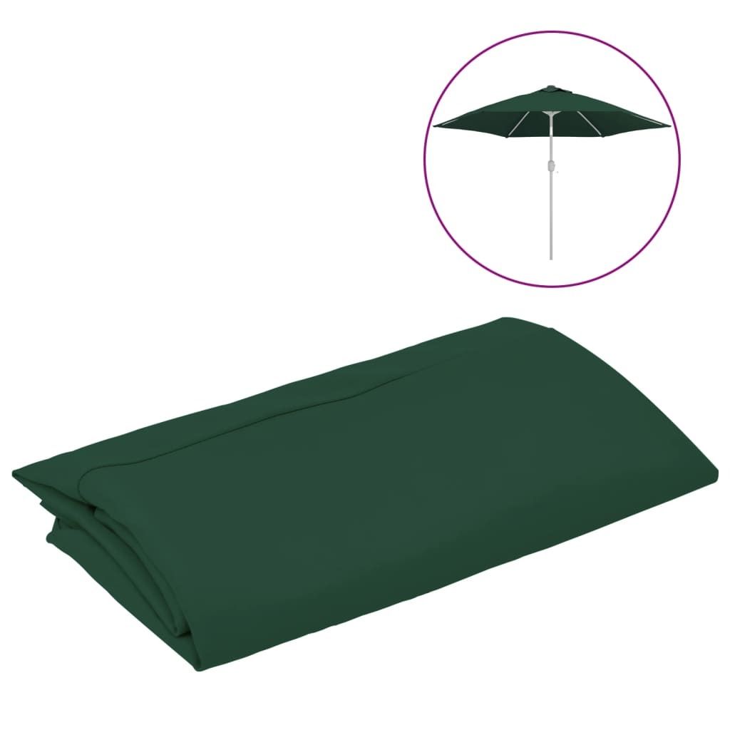 vidaXL Copertura di ricambio per ombrellone verde 300 cm Immagine del prodotto 