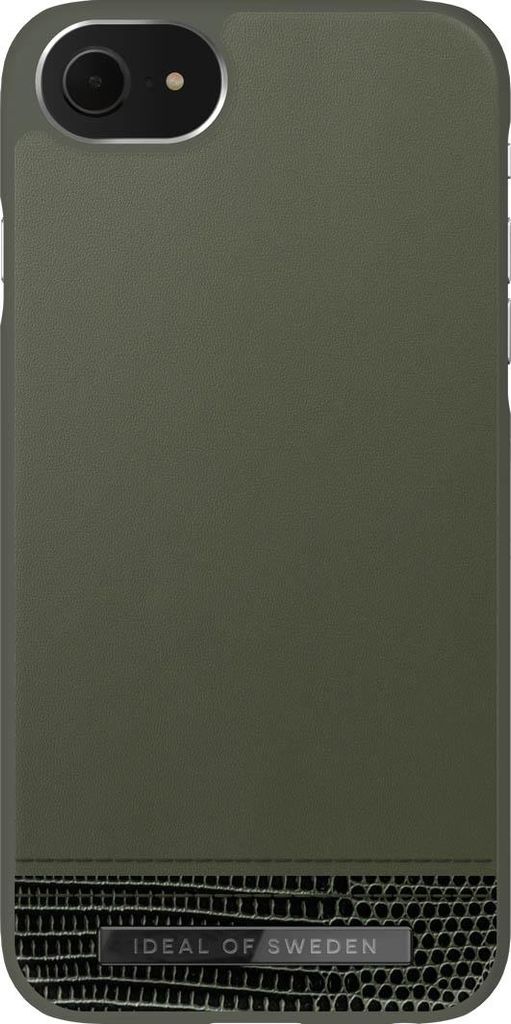 IDEAL OF SWEDEN, Harte strukturierte Hülle für iPhone SE 2022 / 8 / 7 / 6s / 6, Grün
