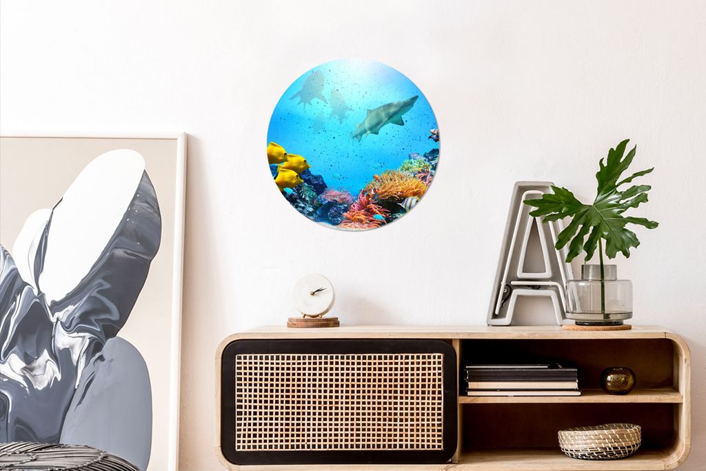MuchoWow - Schlafzimmer - Bilder - Der Kreis - Kunst für die Wohnung - Plastik - Kunstdruck - Wandbild