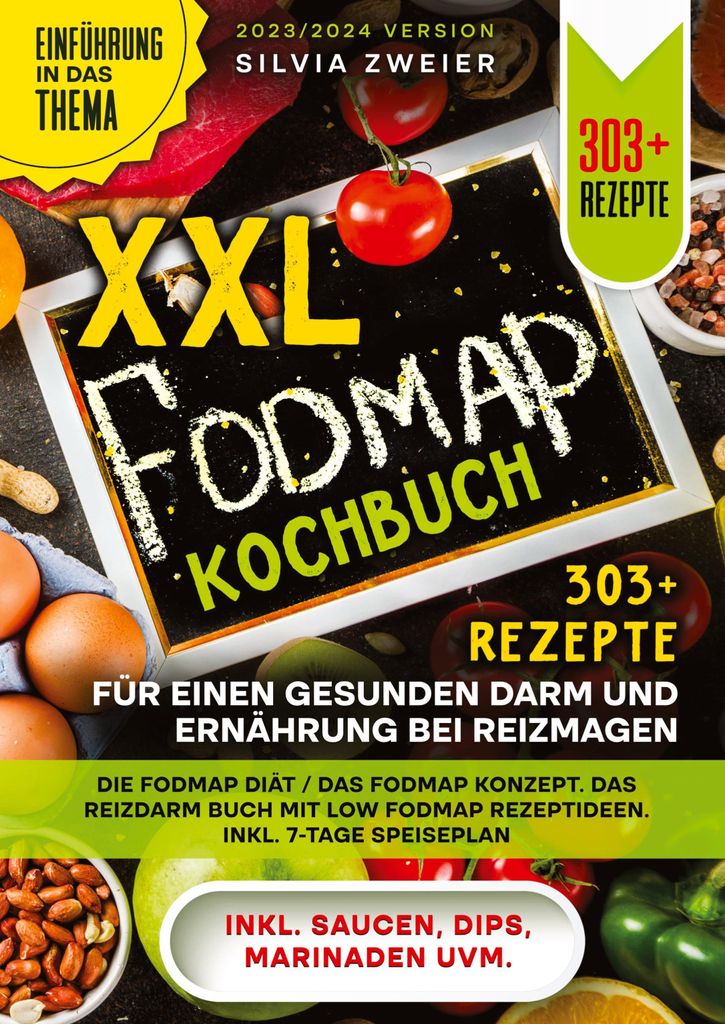 XXL FODMAP Kochbuch - 303+ Rezepte für einen gesunden Darm Produktbild 