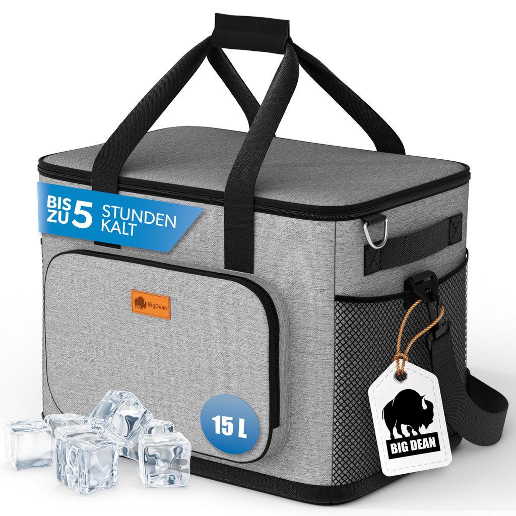 BigDean 15L Kühltasche bis zu 5h kühl - perfekt als Produktbild 