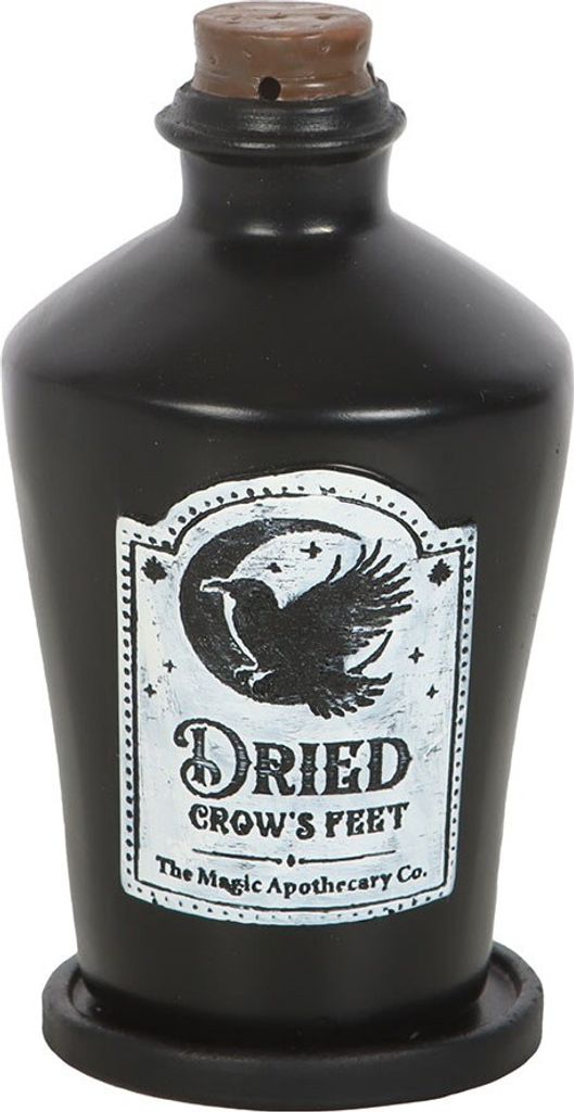 Something Different - Räucherkegelhalter "Dried Crow ́s Feet" SD9959 (Einheitsgröße) (Schwarz)