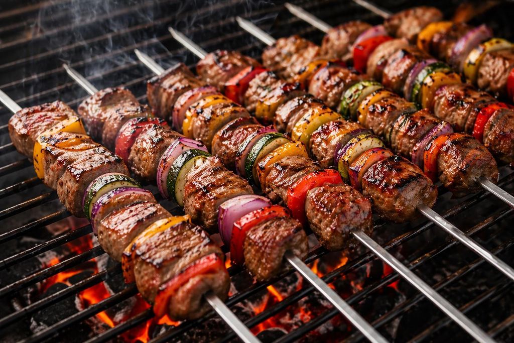 BAYLI 25x nerezové grilovací špízy | Malé špízy na šiškebab Obrázek produktu 