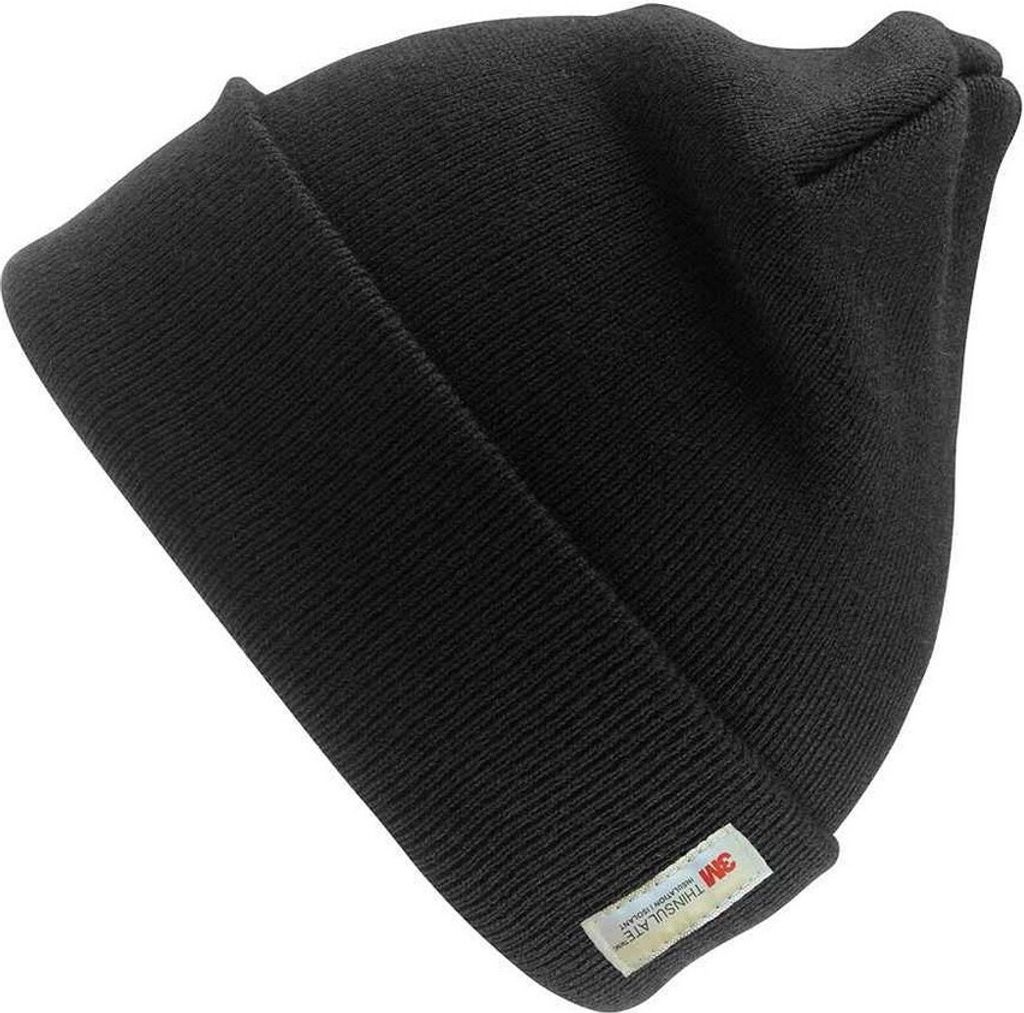 Result Winter Essentials - "Woolly" Skimütze Thinsulate PC6392 (Einheitsgröße) (Schwarz)