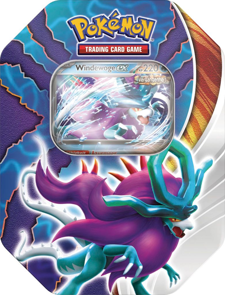 Pokémon Windewoge ex Tin 2024, Spiel-Karten, Mehrfarbig, 1 Produktbild 