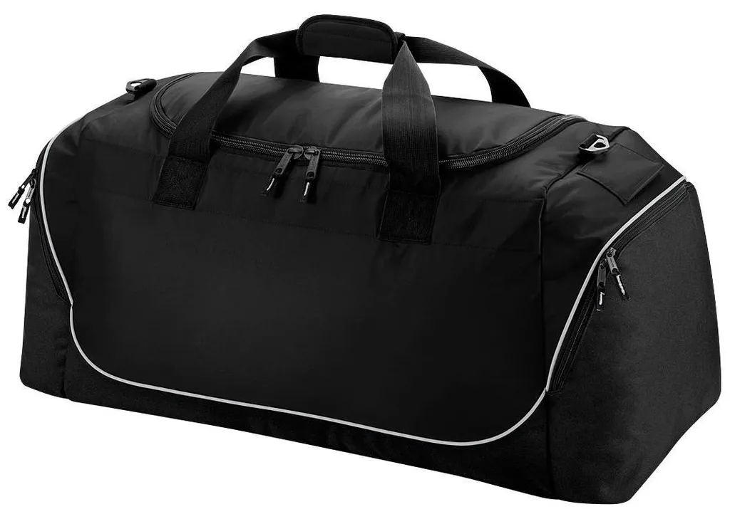 Sac de sport Quadra Teamwear Jumbo Kit 110L FK525 Noir et Gris Clair