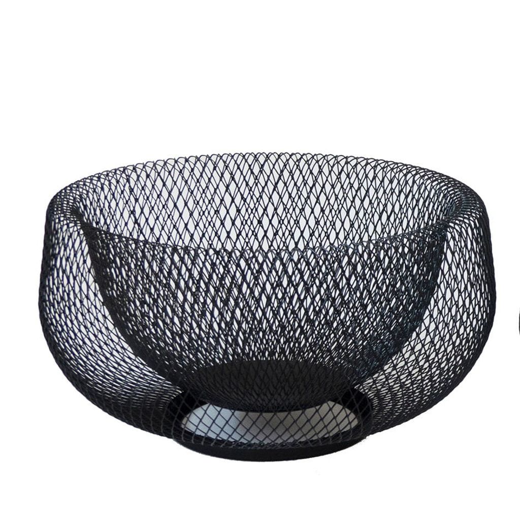 Kela Marlo, Schüssel, Rund, Schwarz, Metall, Fruits, 110 mm Produktbild 