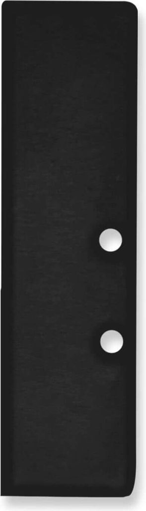ISOLED Endkappe EC94 Aluminium schwarz RAL 9005 für Profil HIDE BOTTOM inkl. Schrauben