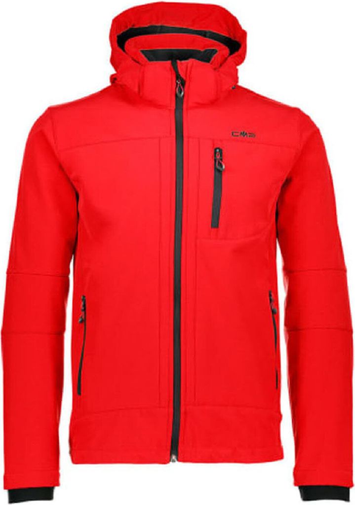 MAN Jacket Zip Hood ferrari-nero (55BE) 46