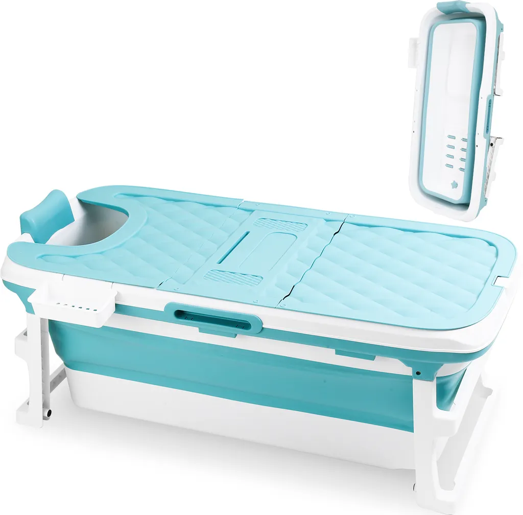Vasca da Bagno Mobile per Adulti 149cm | Salvaspazio e Robusta Blu