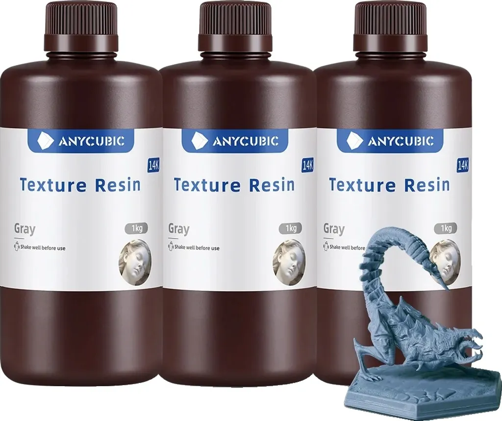 Anycubic Resina 3kg Offerta Grigio Opaco | Miglior Rapporto Qualità Prezzo