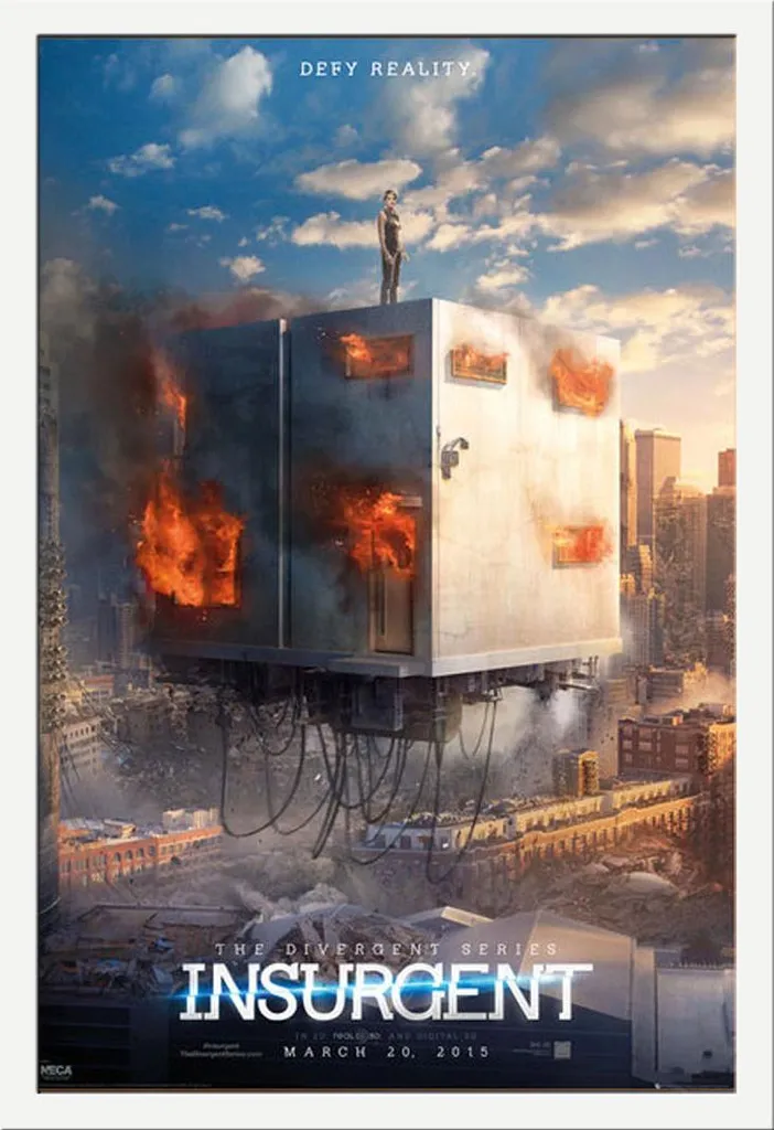 Poster Insurgent encadré sans bris de verre : cadre Shinsuke et Acrylique