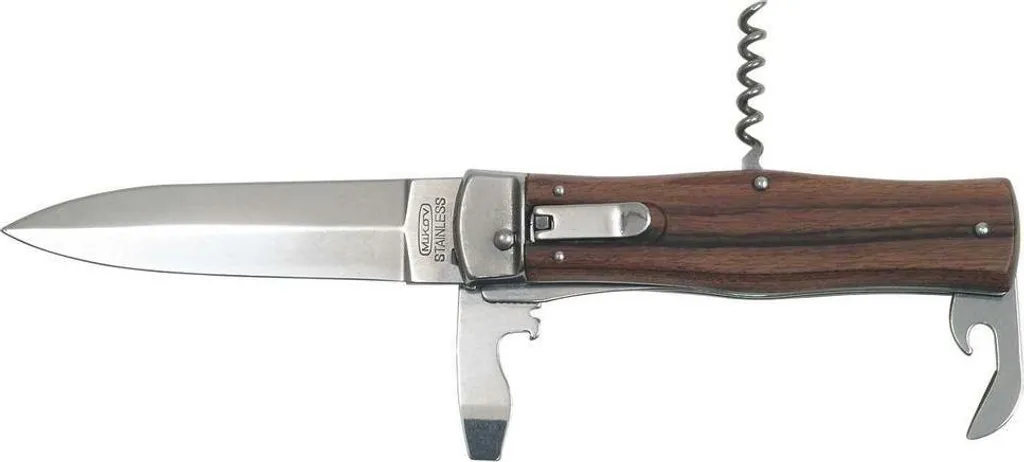Couteau Mikov PREDATOR 241-ND-4 KP Automatique en Bois de Cerf