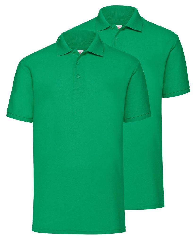 Doppelpack Fruit of the Loom 65/35 Polo + GRATIS MyShirt Produktbild 