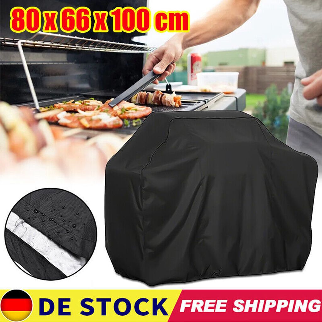 Grillschutzhüllen Grill Gasgrill Abdeckhaube Grillabdeckung Abdeckung Grillhaube Regenschutz Schutzhülle Abdeckplane Outdoor BBQ (80 x 66 x 100 cm)