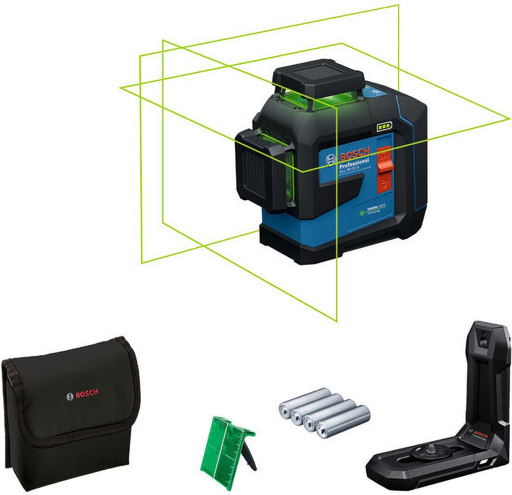 BOSCH GLL 80-33 G Professional Linienlaser – Robust. Produktbild 