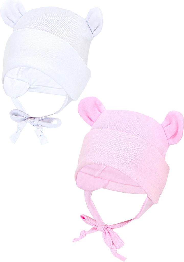 La Bortini Erstlingsmütze Mütze Für Neugeborene Babymütze Baby Haube Gestreift Aus Reiner Baumwolle 32 34 36 38 40 42 S0l9d0ql - Foto 8