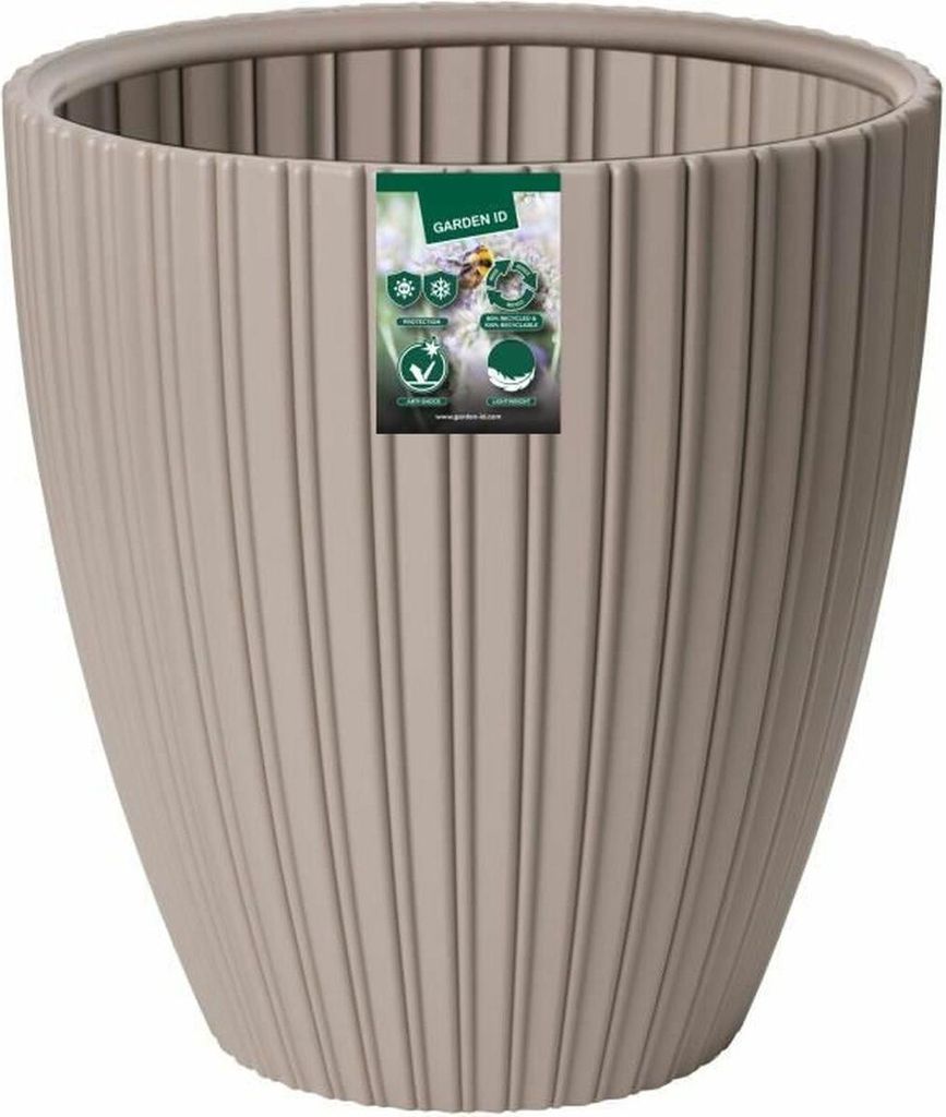 Blumentopf Garden ID Fancy Braun Taupe Polyäthylen 40 x 42 cm