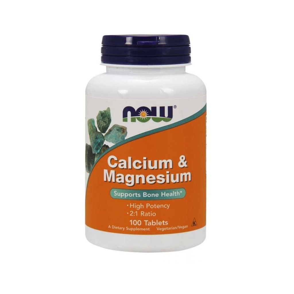 NOW Foods Calcium & Magnesium 2:1 100 Tabletten Calcium + Magnesium