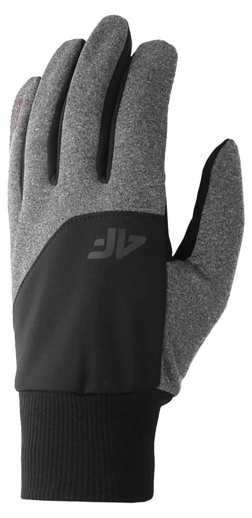 4F - Handschuhe, Softshell Touchscreen PP3821 (M) (Schwarz/Grau)