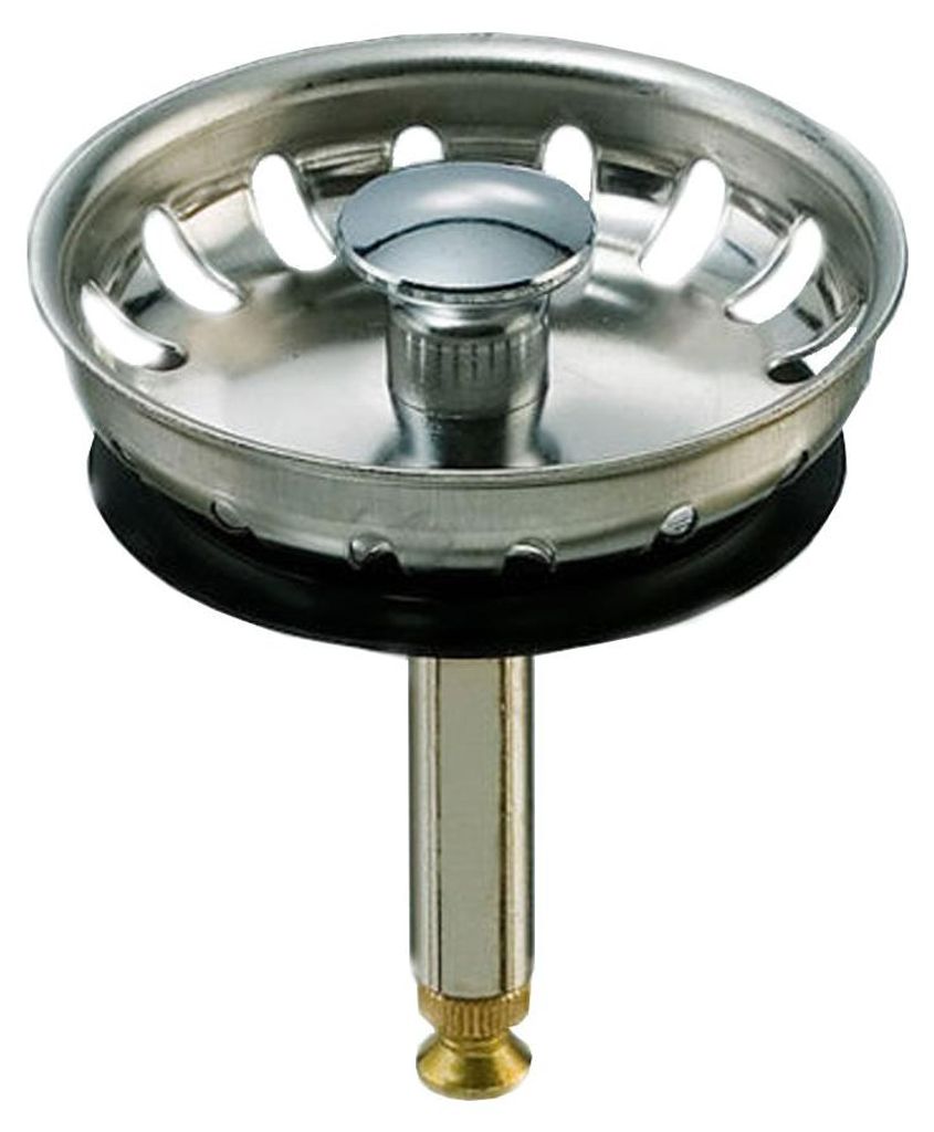 Edelstahl Siebkörbchen für Spülen-Ablauf Ø 54 mm, ( 1 1/2 Produktbild 