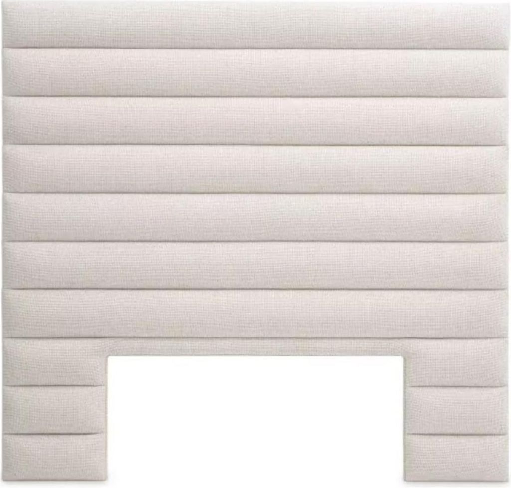 Casa Padrino Luxus Bett-Kopfteil Weiß 232 x 11,5 x H. 219,5 cm - Schlafzimmer Möbel - Hotel Möbel - Luxus Möbel - Schlafzimmer Einrichtung - Ho...