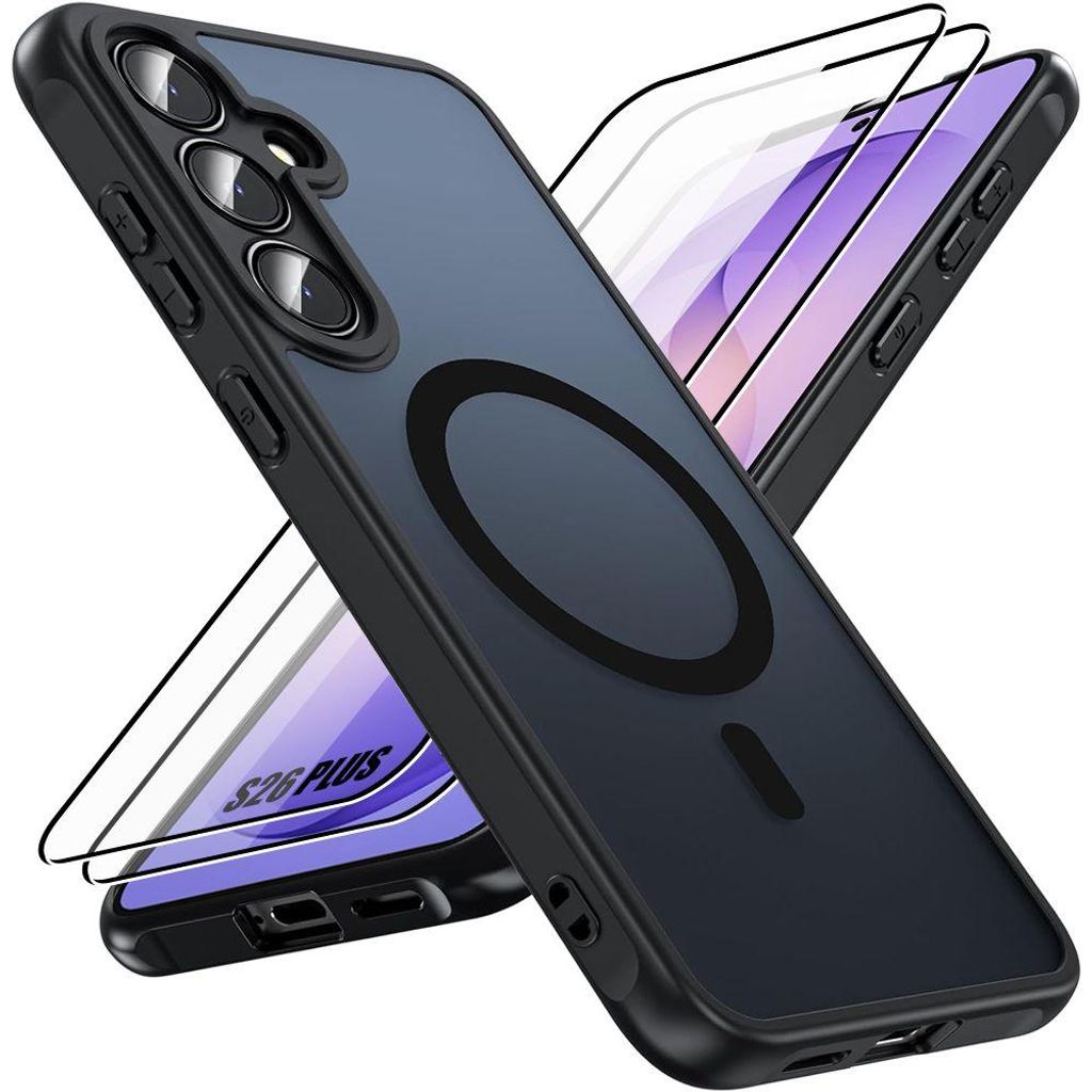 Coque + 2 Verres Trempés pour Samsung Galaxy S26 Plus, avec Image du produit 