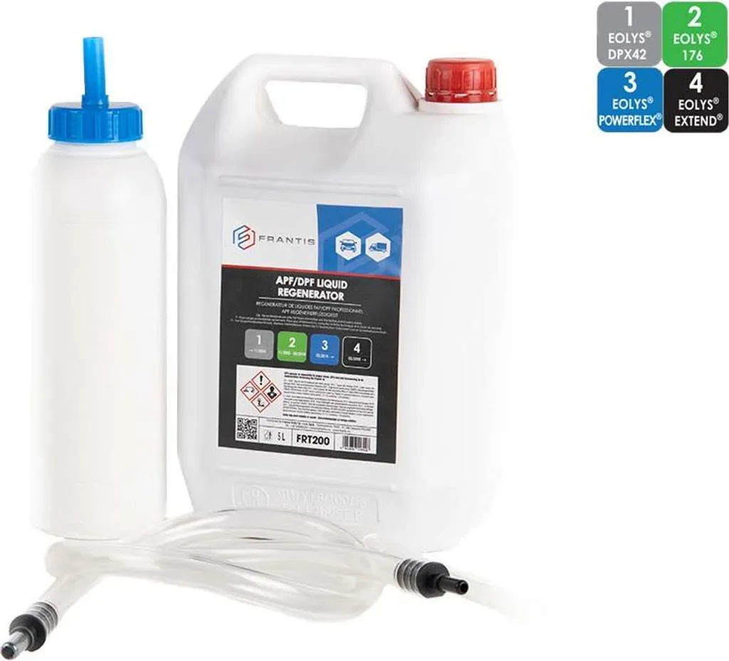 Solution Fap Fluid Universel 1 2 3 4 pour Entretien Filtre à Particules 5L