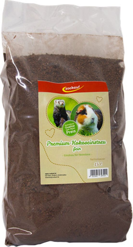 zookauf Premium Kokoseinstreu fein 15 l Produktbild 
