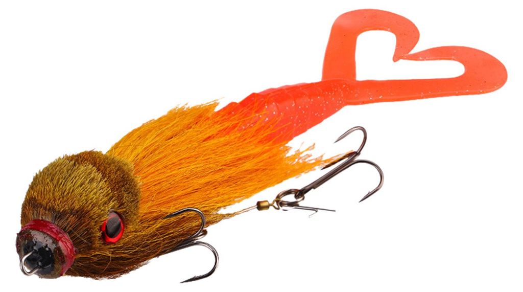 21 cm/40 g künstlicher Köder in Form eines Maus-Hirsches mit gefiedertem Vogelkopf, Softtail, Weitwurf, langsam sinkend, Bionic Swimbait, Angelzu...