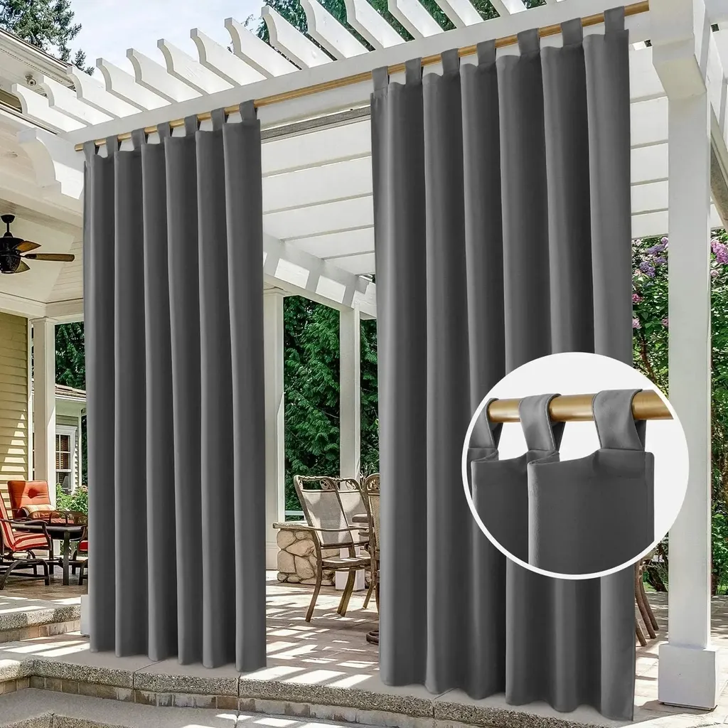 Tenda da Esterno Termica e Oscurante 132x213 Grigio Scuro