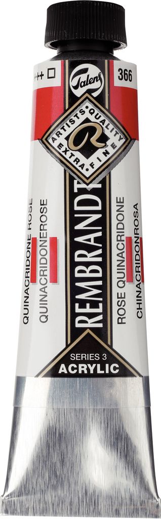 Rembrandt Acrylfarbe Tube 40 ml Chinacridonrosa 366