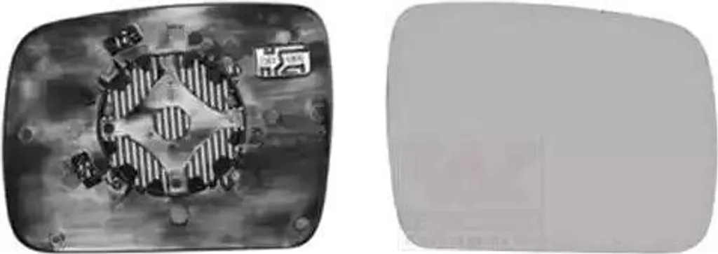 Glace de rétroviseur VAN Wezel 0250838 HAGUS pour Land Rover Freelander