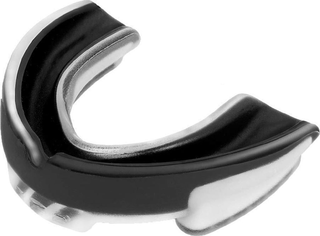 Verschleißfester Sport-Mundschutz, Zahnschutz für Boxen, Karate, Taekwondo, Schwarz