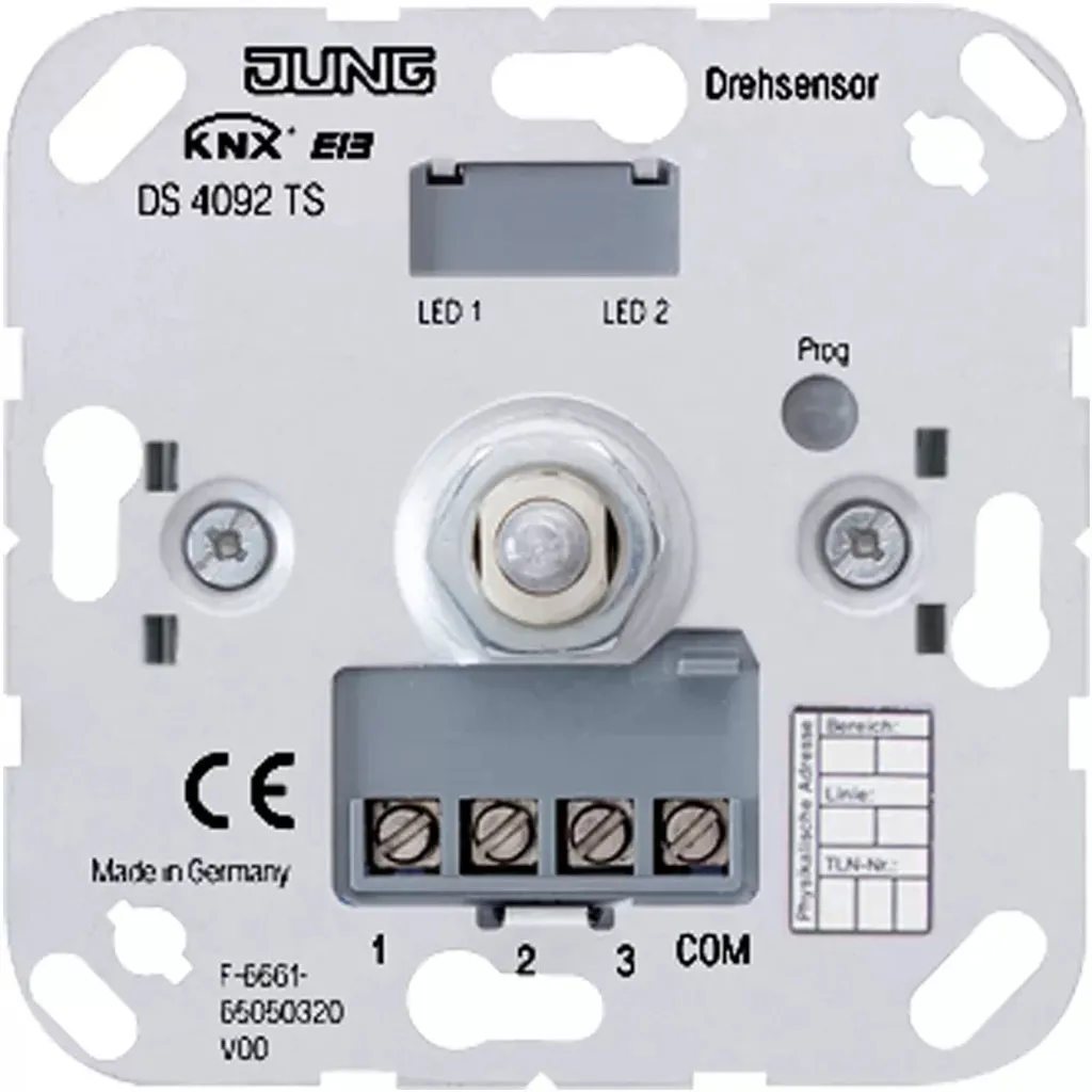 Bouton rotatif KNX DS 4092 TS pour remplacer vos interrupteurs complexes