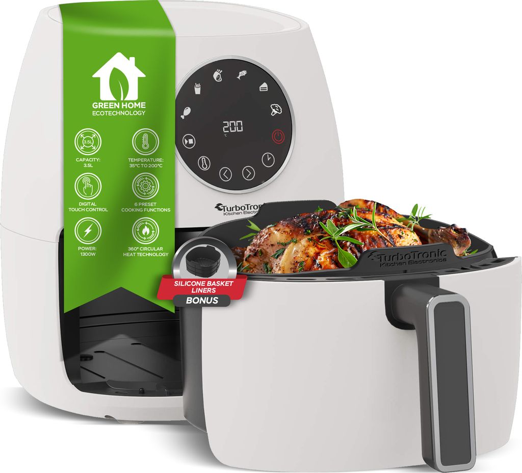 TurboTronic Heißluftfritteuse – AF210 – 3,5 l Airfryer ohne Produktbild 