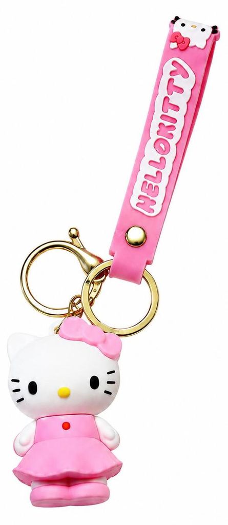 Hello Kitty 3D Katzen Schlüsselanhänger ca. 5–7 cm – Produktbild 